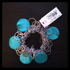 Turquoise And Silver Bracelet